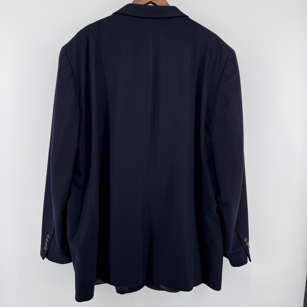 Jos. A. Bank Regal Blazer Mens 52L Navy Blue 100% Cashmere Two Button Sport Coat - Picture 2 of 14